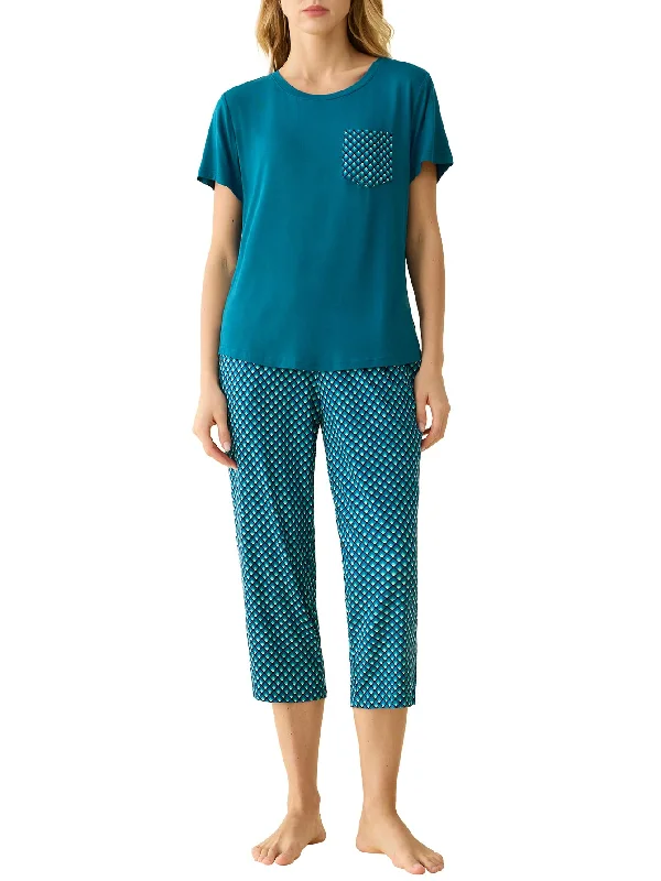 Women's Capri Pajamas Lounge Set