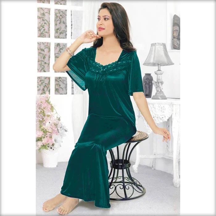 Green - FL-520 - Flourish Nightwear