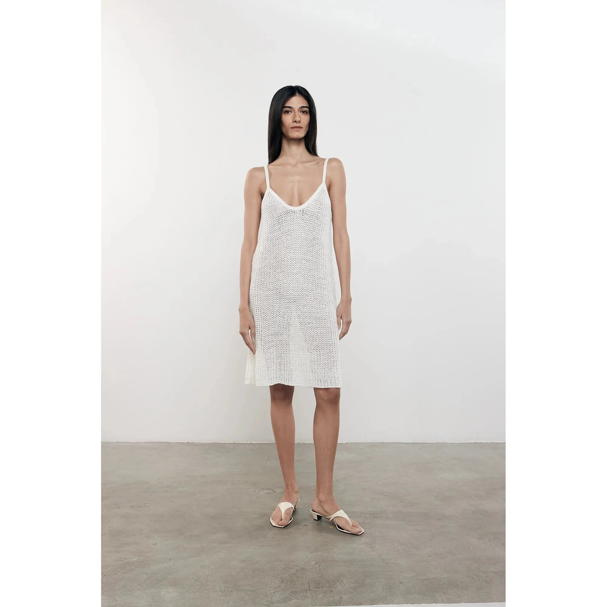 Linen Open Knit Piscine