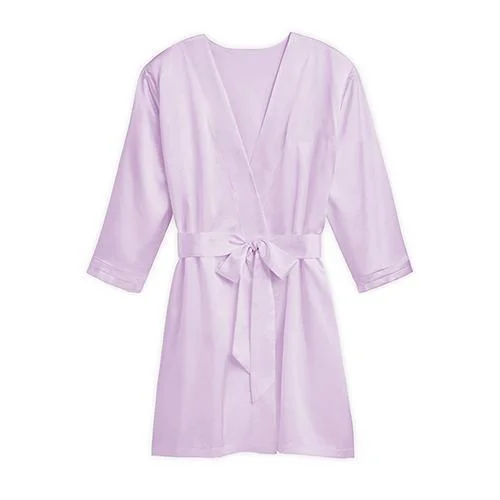 Silky Kimono Robe - Lavender 1XL - 2XL (Pack of 1)