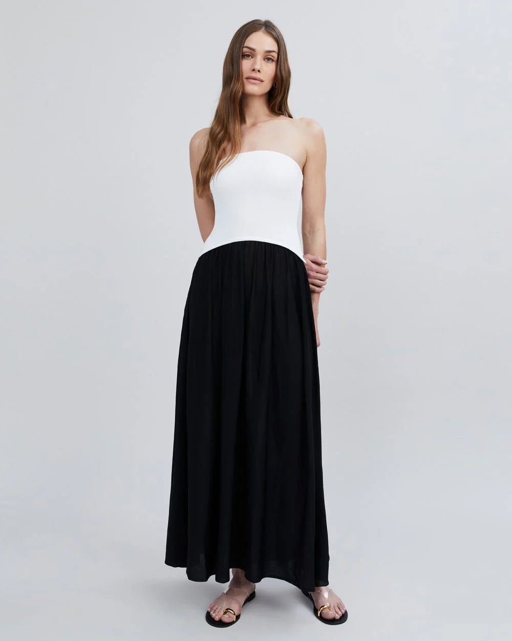 The Strapless Soglio Dress