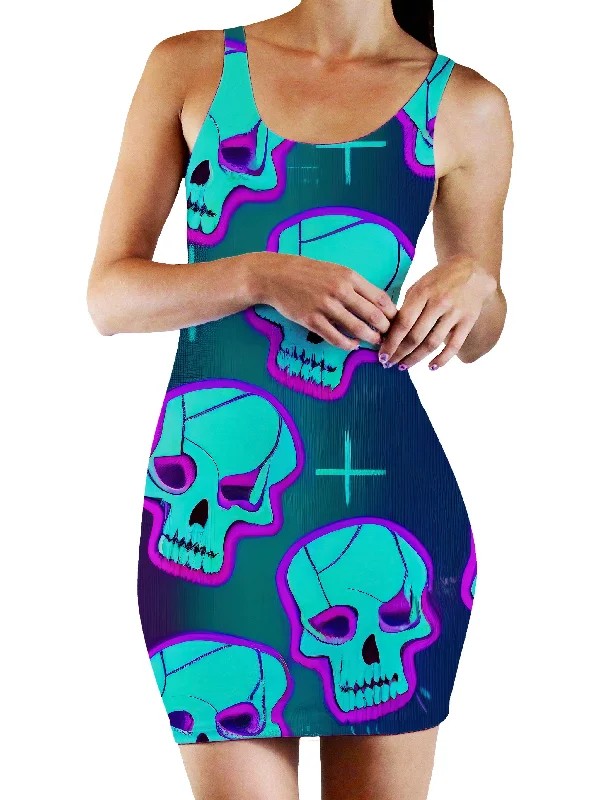 Neon Fright Bodycon Mini Dress