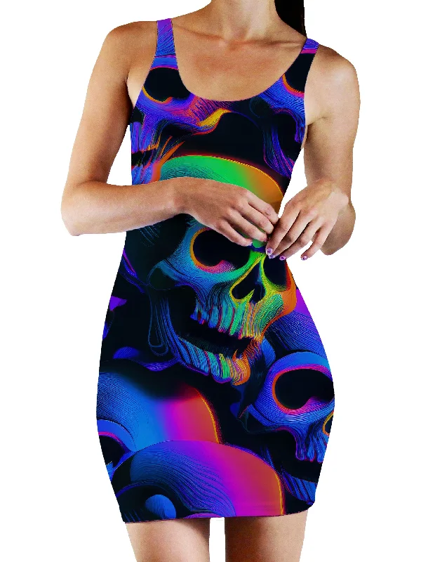 Psychedelic Nightmare Bodycon Mini Dress