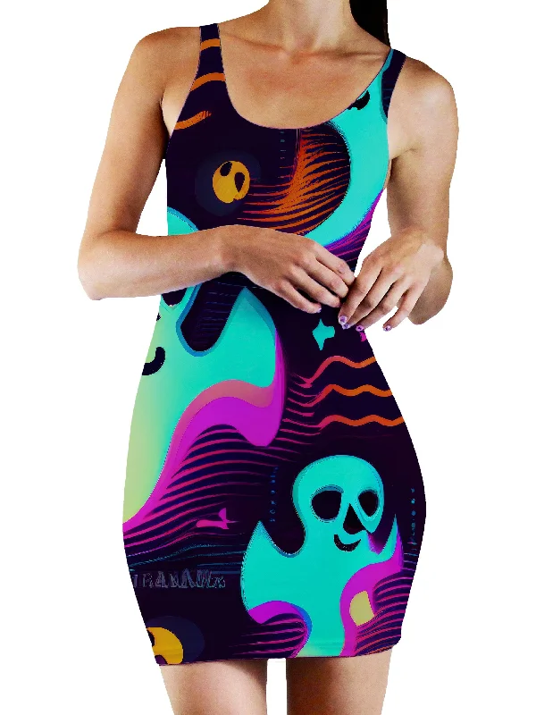 Spooky Season Bodycon Mini Dress