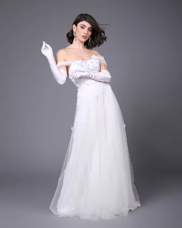 FLORY – Two-piece wedding dress – corset and skirt.