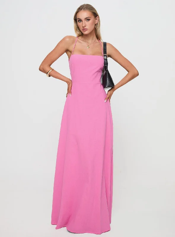 Clea Maxi Dress Pink