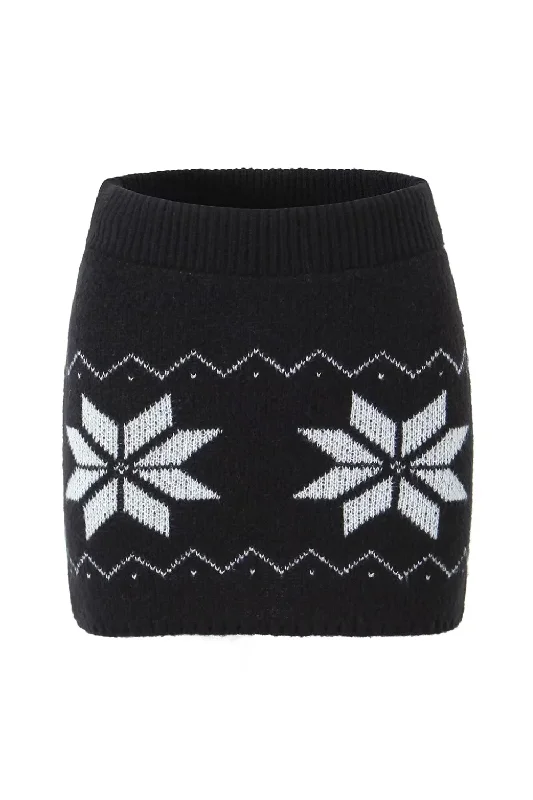 'Gretchen' Knitted Short Skirt (2 Colors)