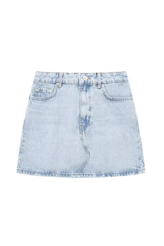 'Tina' Denim Mini Skirt