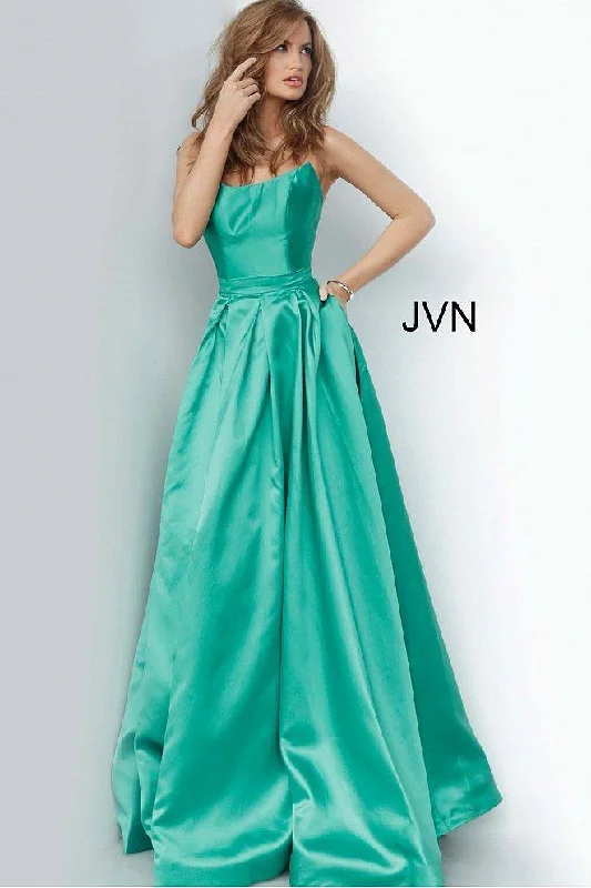 Jovani 67858 Long Pleated Prom Ball Gown