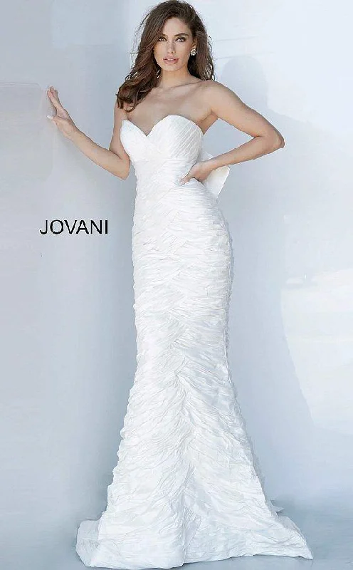 Jovani 02035 Long Strapless Prom Gown