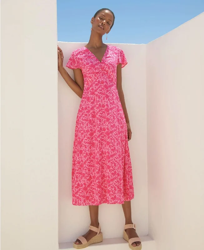 Felicity EcoVero Dress - Pink/Pink