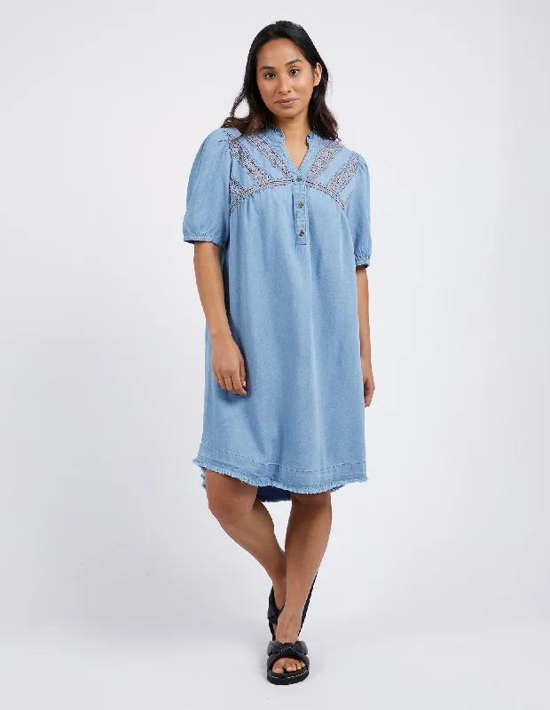 Foxwood Annabella Dress Mid Blue