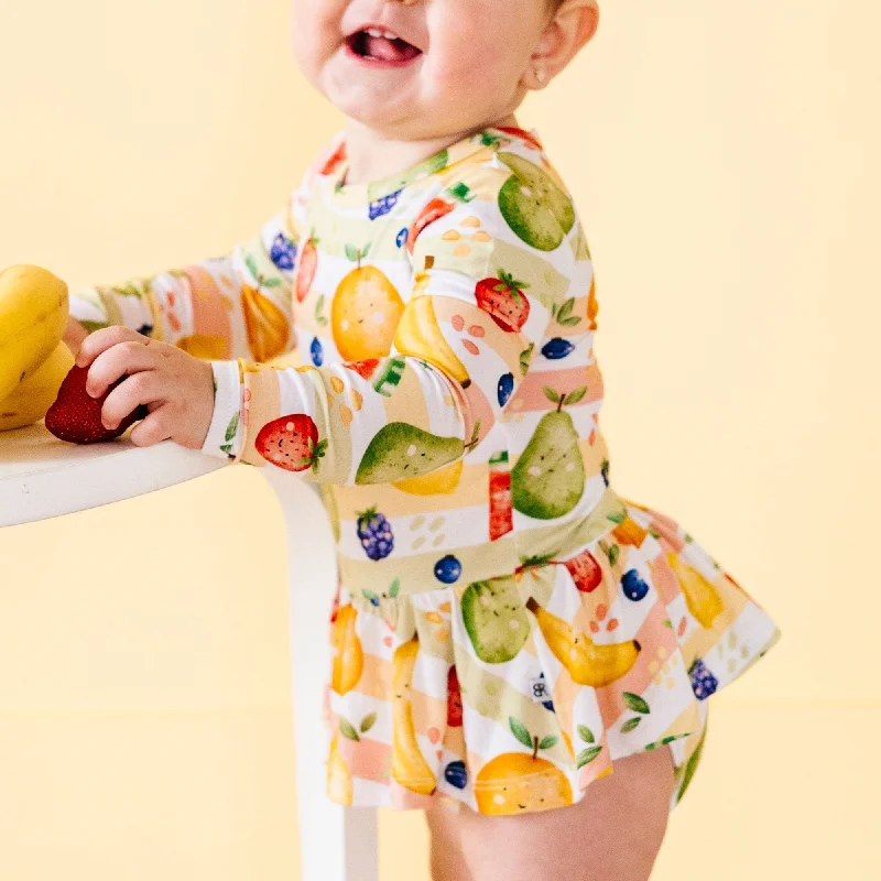 Fruit for Thought Ruffle Dress