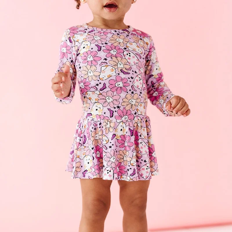 Let's BOOgie Ruffle Dress