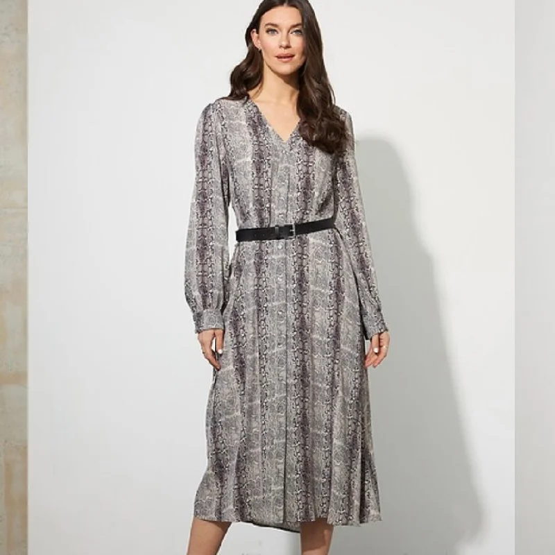 Joseph Ribkoff Snakeskin Robe Dress