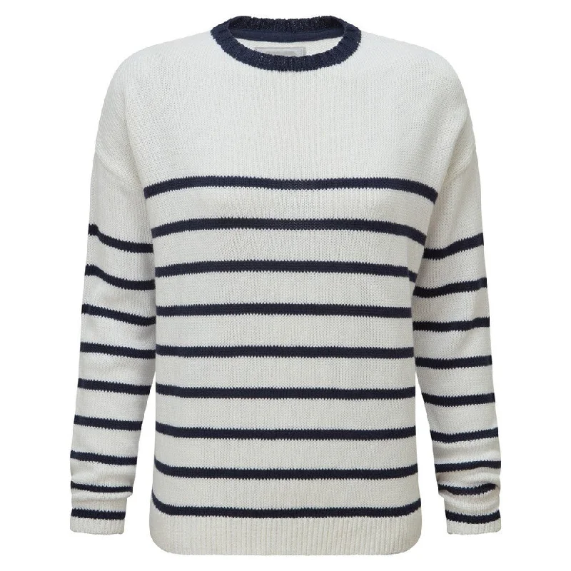 Lee Bay Jumper - Soft White/Navy