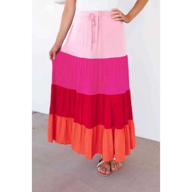 Mariana Tiered Maxi Skirt