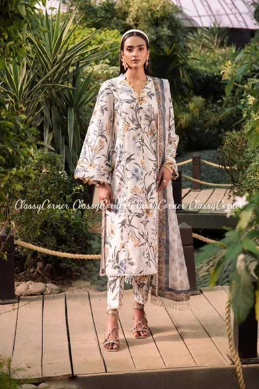 Pakistani Digital Printed Lawn 3PC Suit