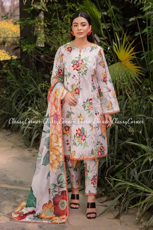 Pakistani Printed Lawn Salwar Kameez