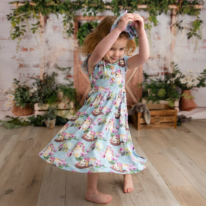 Sweet Egg-Scape Girls Dress