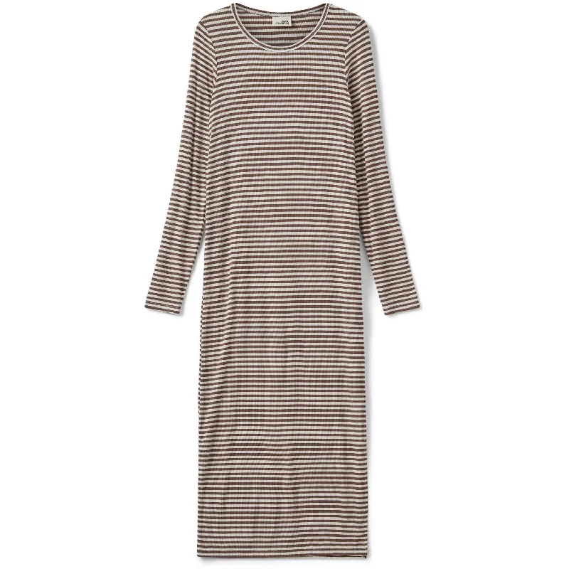 Sofie Schnoor Brown Striped Dress