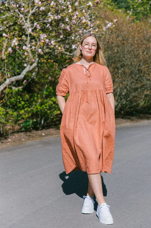 Swanndri Bellewood Dress Salmon