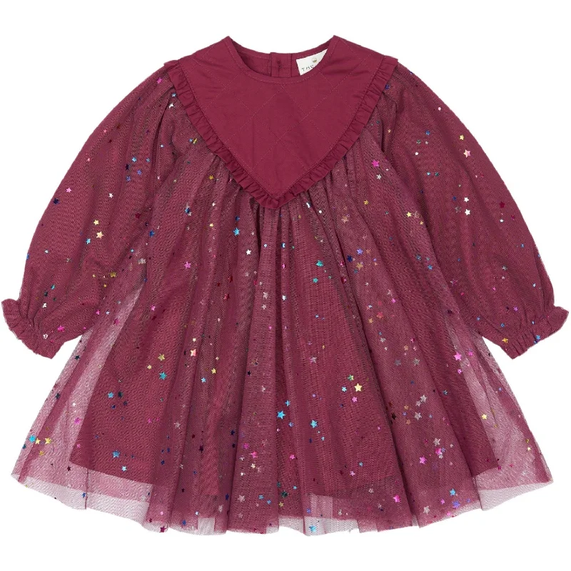 THE NEW Siblings Crushed Berry Mibby Dress