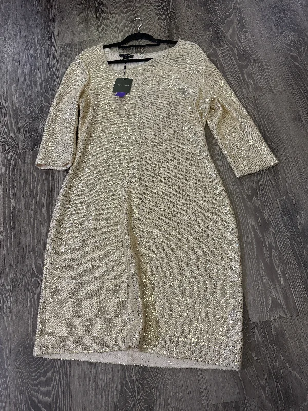 St. John Sequin 3/4 Sleeve Dress - Size 14