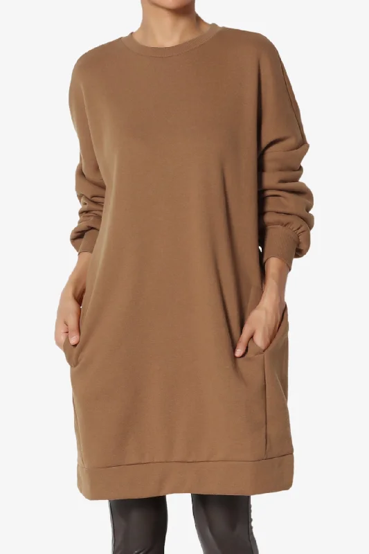 Accie Crew Neck Tunic Sweatshirt MORE COLORS