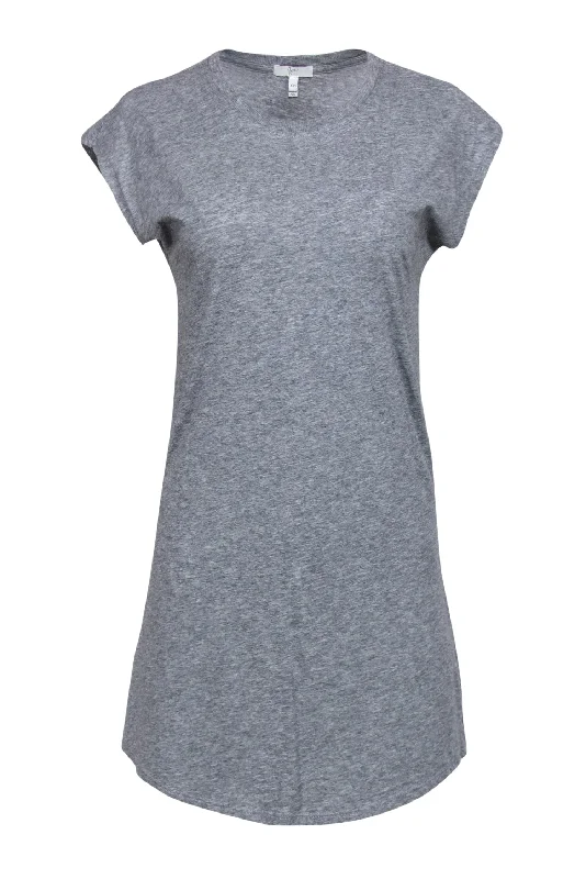 Joie - Grey Cap Sleeve Cotton T-Shirt Dress Sz XXS